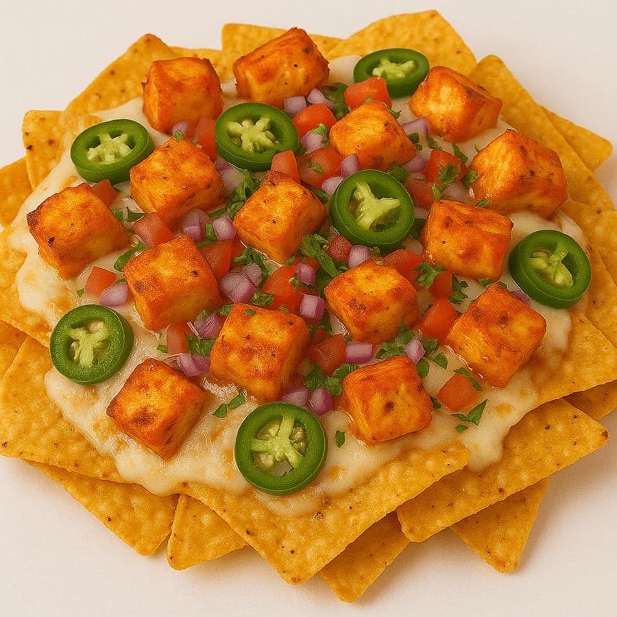 Loaded Paneer Nachos