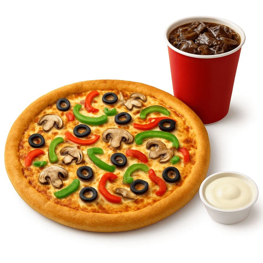 1 Large Pizza 2 Topping