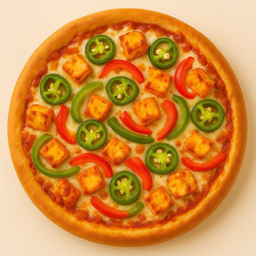 Hot Pepper Paneer Pizza