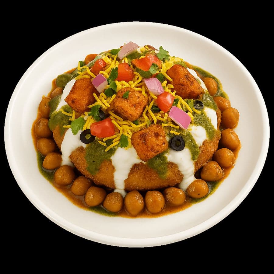 Chana Tikki Chaat