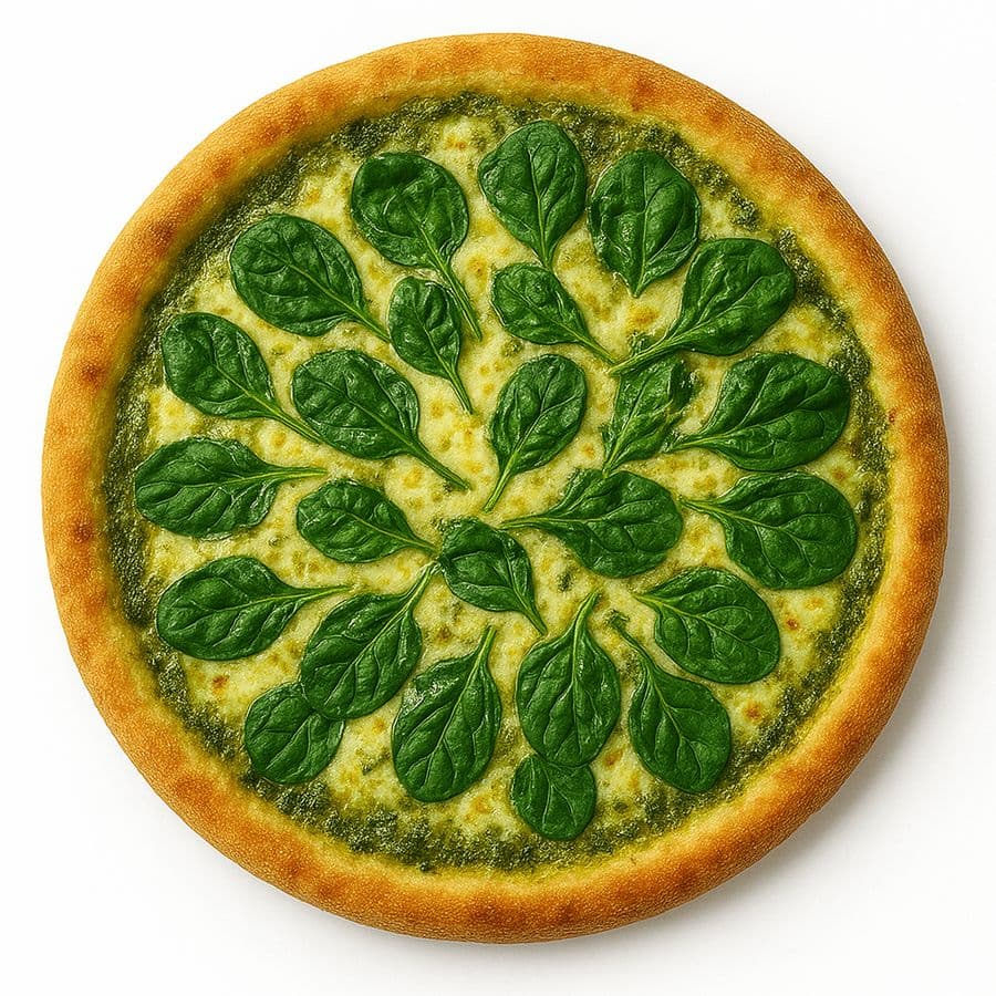 Pesto Spinach Pizza